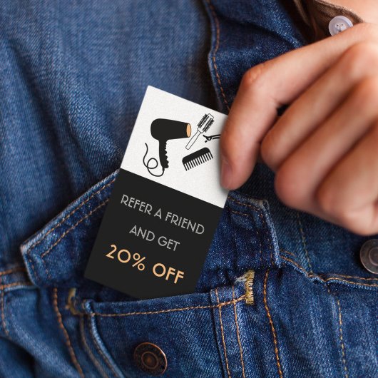 Verwijs Vriend Kortingskapper Schoonheidssalon Kortingskaartje