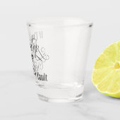 Verwijt mijn broer shotglas shot glas (Rechts)