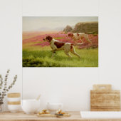 Verwijzers in een landschap, 19e eeuw poster (Keuken)