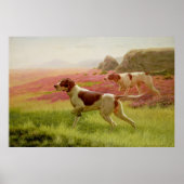 Verwijzers in een landschap, 19e eeuw poster (Voorkant)