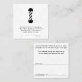 verwijzing barbershop plein (Voorkant / Achterkant)