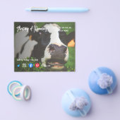 Verwijzing boerderij koe onroerend goed marketing  flyer (Enkel)