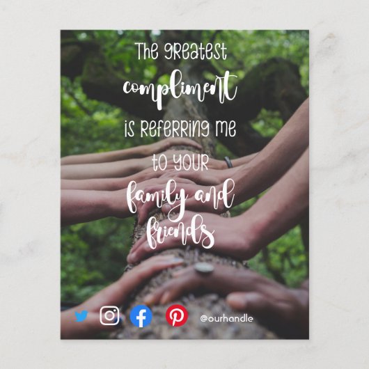 verwijzing mailer makelaarsmarketingvrienden flyer (Voorkant)