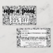 Verwijzing naar Black White Modern Hand Drawn Flow (Voorkant / Achterkant)