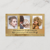 Verwijzing naar de haar-lijst van uw fotoportfolio visitekaartje (Voorkant)