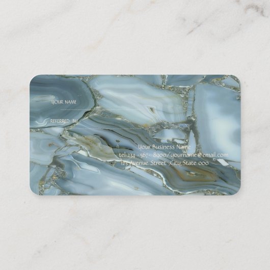 Verwijzing naar legant moderne marmer (Achterkant)