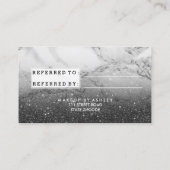 Verwijzing naar moderne typografie zwarte glitter  (Achterkant)