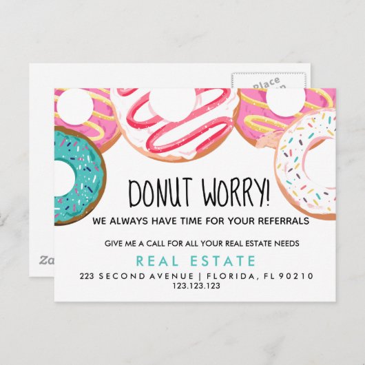 Verwijzing naar onroerend goed Aankondiging (Voorkant / Achterkant)