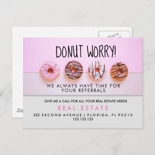 Verwijzing naar onroerend goed Aankondiging (Voorkant / Achterkant)