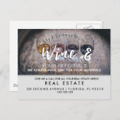 Verwijzing naar onroerend goed wijn Aankondiging (Voorkant / Achterkant)