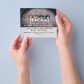 Verwijzing naar onroerend goed wijn Aankondiging Flyer (Hand)