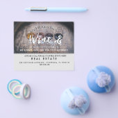 Verwijzing naar onroerend goed wijn Aankondiging Flyer (Enkel)