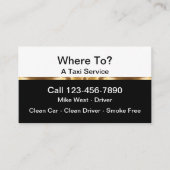 Verwijzing naar Visitekaartjes voor Classy Taxi-dr (Voorkant)