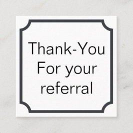 Verwijzing of loyaliteitskaart voor klanten