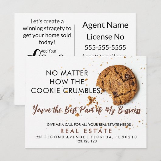 Verwijzing onroerend goed COOKIE Aankondiging (Voorkant / Achterkant)