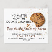 Verwijzing onroerend goed COOKIE Aankondiging Flyer (Voorkant)