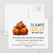 verwijzing onroerend goed pumpkin Aankondiging (Voorkant / Achterkant)