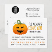 verwijzing onroerend goed pumpkin Aankondiging (Voorkant / Achterkant)