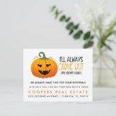 verwijzing onroerend goed pumpkin Aankondiging (Staand voorkant)