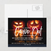 verwijzing onroerend goed pumpkin Aankondiging (Voorkant / Achterkant)