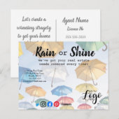 Verwijzing van de verkoop van onroerend goed door briefkaart (Voorkant / Achterkant)