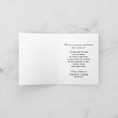 Verwijzing van onroerend goed Dank u fotokaart Bedankkaart (Binnen)