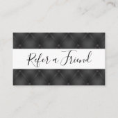 Verwijzing zwarte bekleding achtergrond (Voorkant)