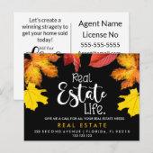 Verwijzingen HERFST onroerend goed Aankondiging (Voorkant / Achterkant)