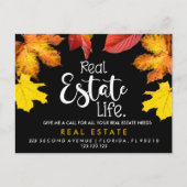 Verwijzingen HERFST onroerend goed Aankondiging (Voorkant)