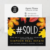 Verwijzingen HERFST onroerend goed Aankondiging (Voorkant / Achterkant)