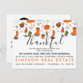 Verwijzingen HERFST onroerend goed Aankondiging (Voorkant / Achterkant)