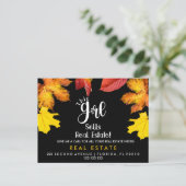 Verwijzingen HERFST onroerend goed Aankondiging (Staand voorkant)