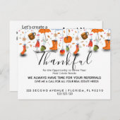 Verwijzingen HERFST onroerend goed Aankondiging (Voorkant / Achterkant)