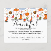 Verwijzingen HERFST onroerend goed Aankondiging Flyer (Voorkant)