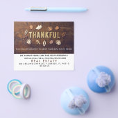 Verwijzingen HERFST onroerend goed Aankondiging Flyer (Enkel)