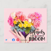 verwijzingen maken me tot bloom mailer real estate flyer (Voorkant)