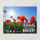 verwijzingen maken me tot bloom mailer real estate flyer (Voorkant)