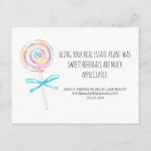 Verwijzingen naar onroerend goed in een zoete Trea Briefkaart (Voorkant)