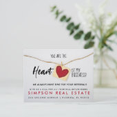 verwijzingen onroerend goed hart Aankondiging (Staand voorkant)