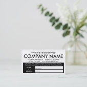 verwijzingsbeloningsprogramma aanbevelingskaartje (Staand voorkant)