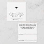 verwijzingshartplein met IG Aanbevelingskaartje (Voorkant / Achterkant)