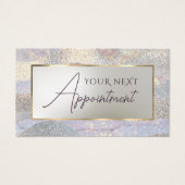 Verwijzingskaart voor Glitter waterverf Wandt Visitekaartje (Voorkant)