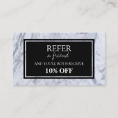 Verwijzingskaart voor marmer Pattern Aanbevelingskaartje (Voorkant)