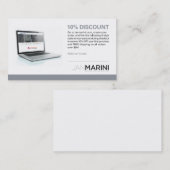 Verwijzingskaart wederverkoper aanbevelingskaartje (Voorkant / Achterkant)