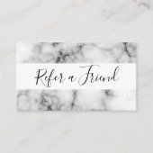 verwijzingsmarmer aanbevelingskaartje (Voorkant)