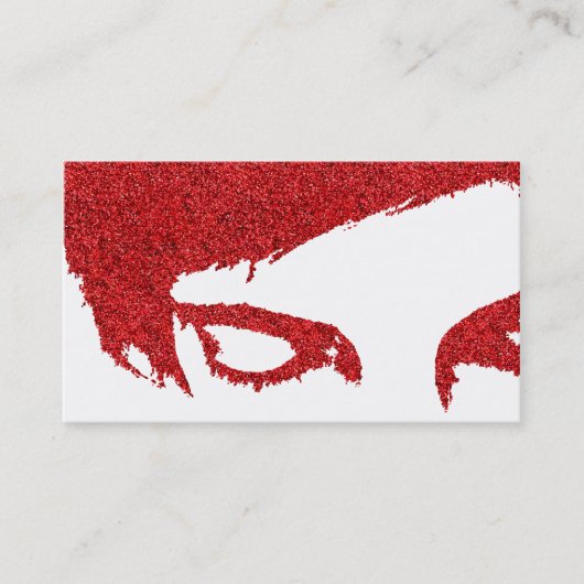 verwijzingsprogramma emo glitter aanbevelingskaartje (Voorkant)