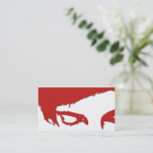 verwijzingsprogramma in emo - stijl aanbevelingskaartje (Staand voorkant)