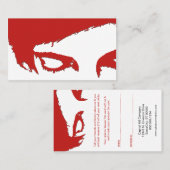 verwijzingsprogramma in emo - stijl aanbevelingskaartje (Voorkant / Achterkant)