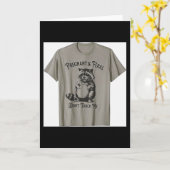 Verwilderd en Zwanger Raak Me Niet Grappige Zwange Kaart (Gele Bloem)