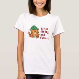 Verwilderd, Fluffig en Feestelijk T-shirt